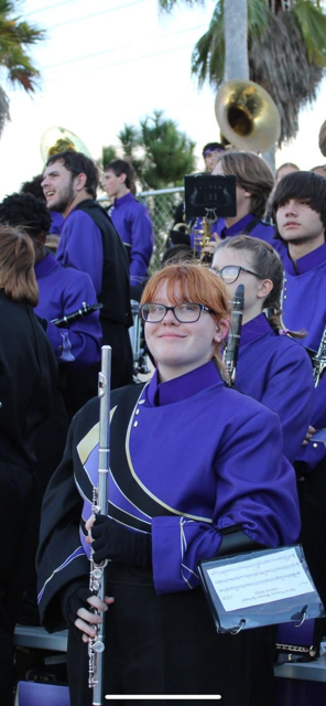 Deaf musician plays for the Winter Springs Marching Band